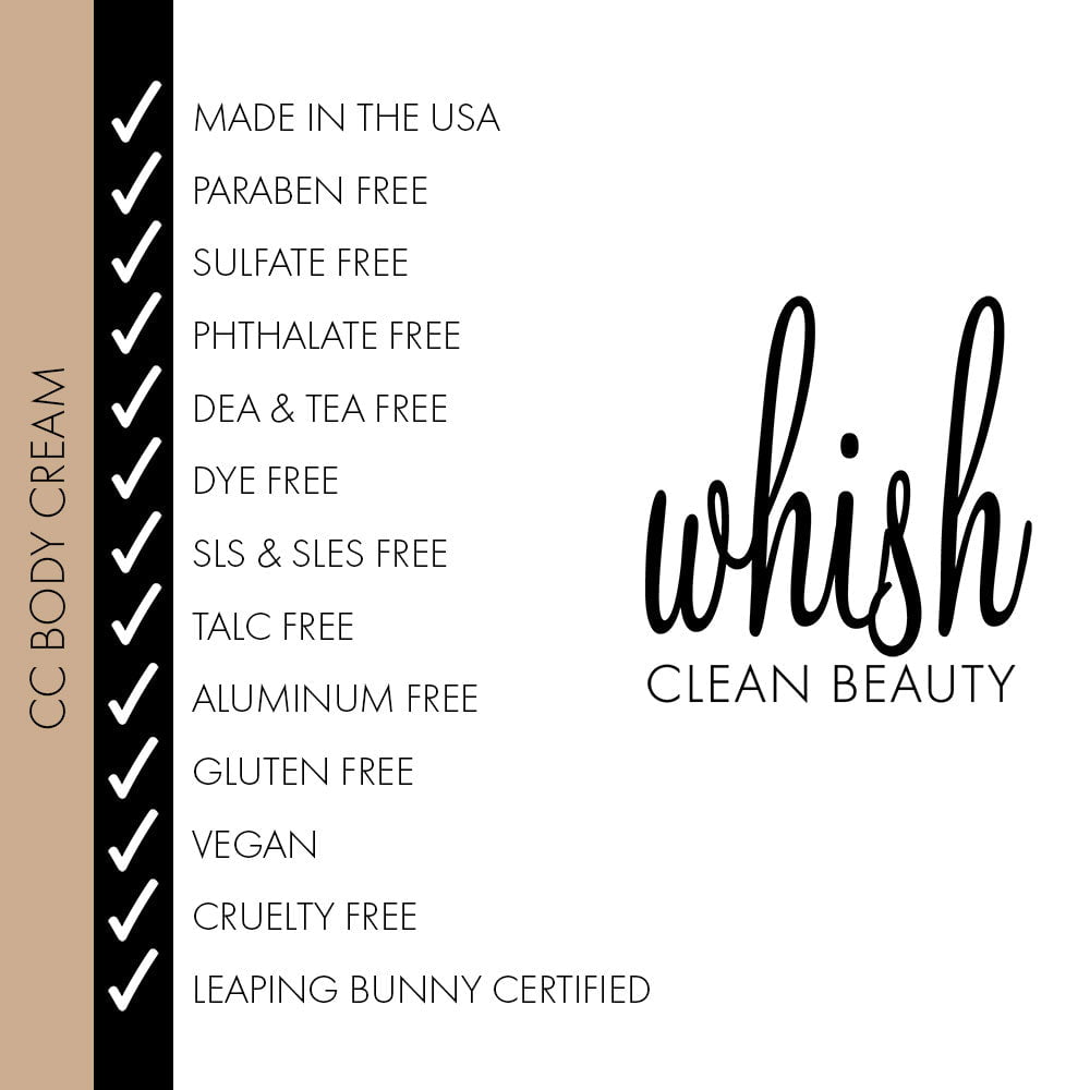 whishbeauty Body Care > Self Tan & Glow Coconut Milk+Verbena CC Body Cream