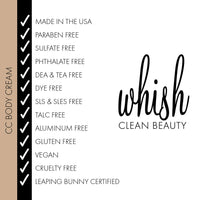 whishbeauty Body Care > Self Tan & Glow Coconut Milk+Verbena CC Body Cream