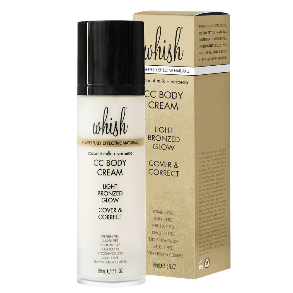 whishbeauty Body Care > Self Tan & Glow Coconut Milk+Verbena CC Body Cream