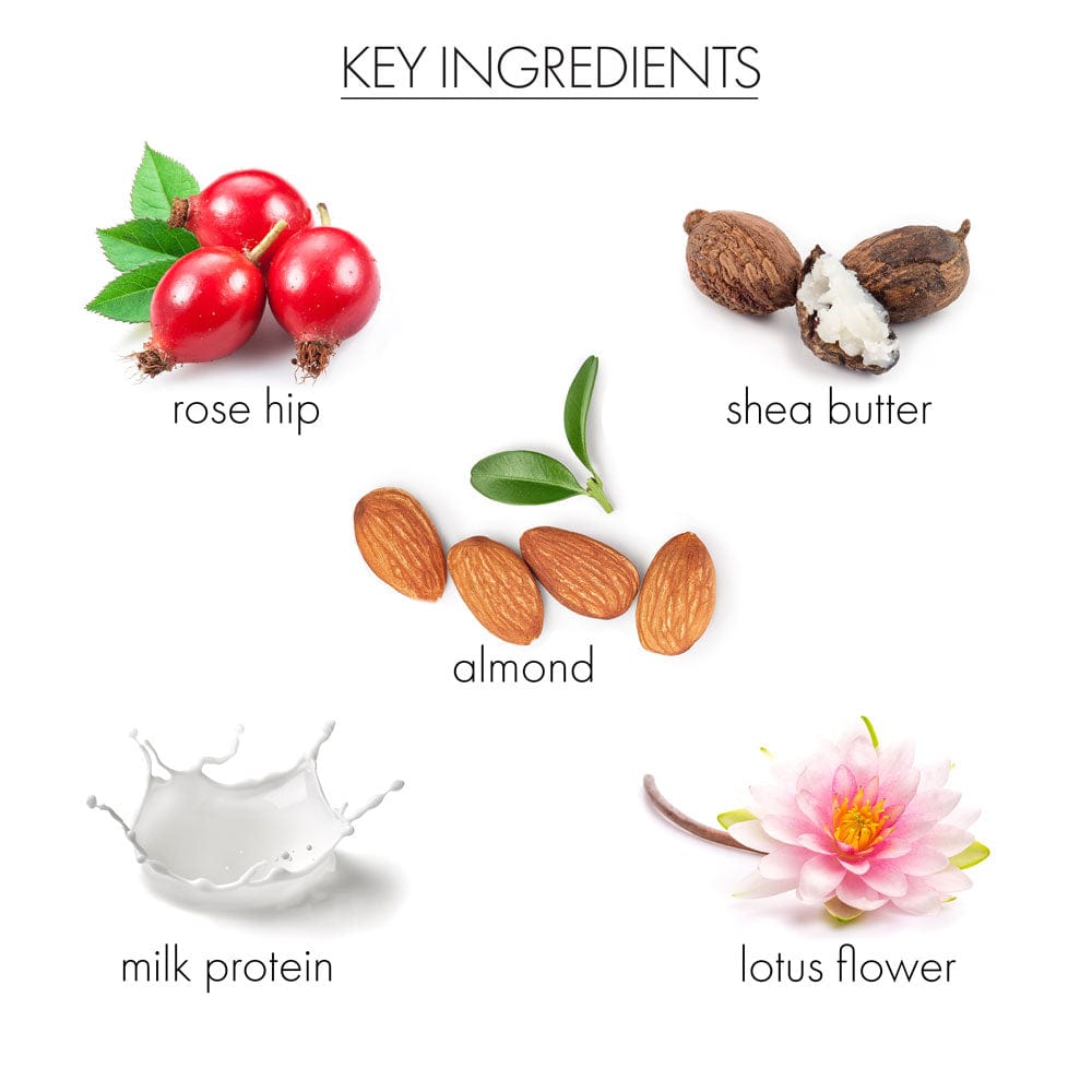 whish beauty Rose Hip + Lotus Mineral Milk Bath