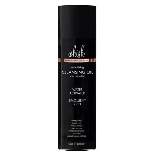 whish beauty Skin Care > Moisturizers Revitalizing Cleansing Oil with Bakuchiol