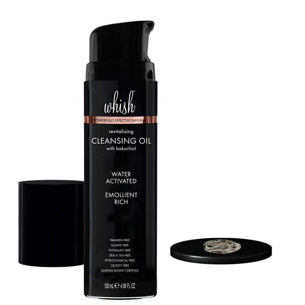 whish beauty Skin Care > Moisturizers Revitalizing Cleansing Oil with Bakuchiol