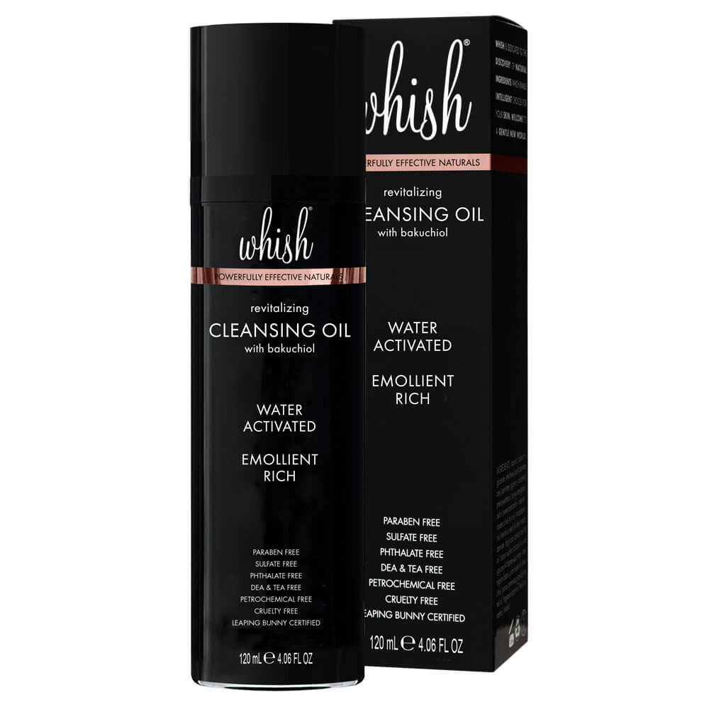 whish beauty Skin Care > Moisturizers Revitalizing Cleansing Oil with Bakuchiol