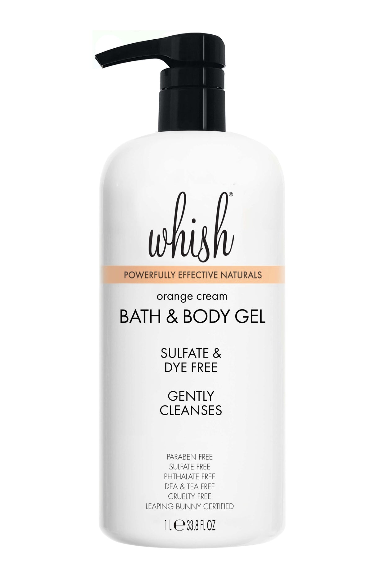 whishbeauty Body Care > Bath & Shower > Bath and Body Gel Orange Cream Bath & Body Gel - JUMBO SIZE LIMITED EDITION!