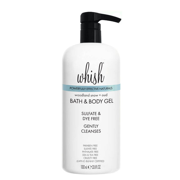 whishbeauty Body Care > Bath & Shower > Bath and Body Gel Woodland Snow + Oud Bath and Body Gel - JUMBO SIZE LIMITED EDITION!