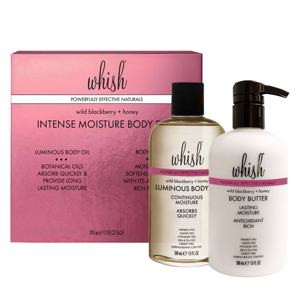 whishbeauty Body Care > Body Moisturizers Wild Blackberry + Honey Body Oil + Body Butter Duo