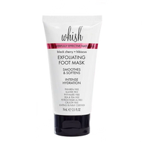 whishbeauty Body Care > Exfoliators > Foot Mask Black Cherry + Hibiscus Exfoliating Foot Mask
