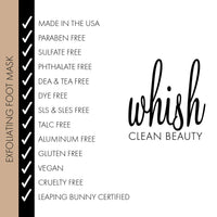 whishbeauty Body Care > Exfoliators > Foot Mask Coconut Milk + Verbena Exfoliating Foot Mask