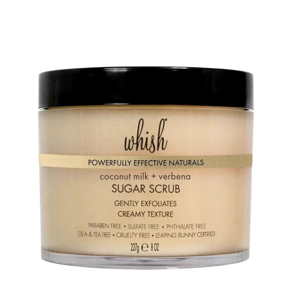whishbeauty Body Care > Exfoliators > Sugar Scrub Coconut Milk + Verbena Sugar Scrub