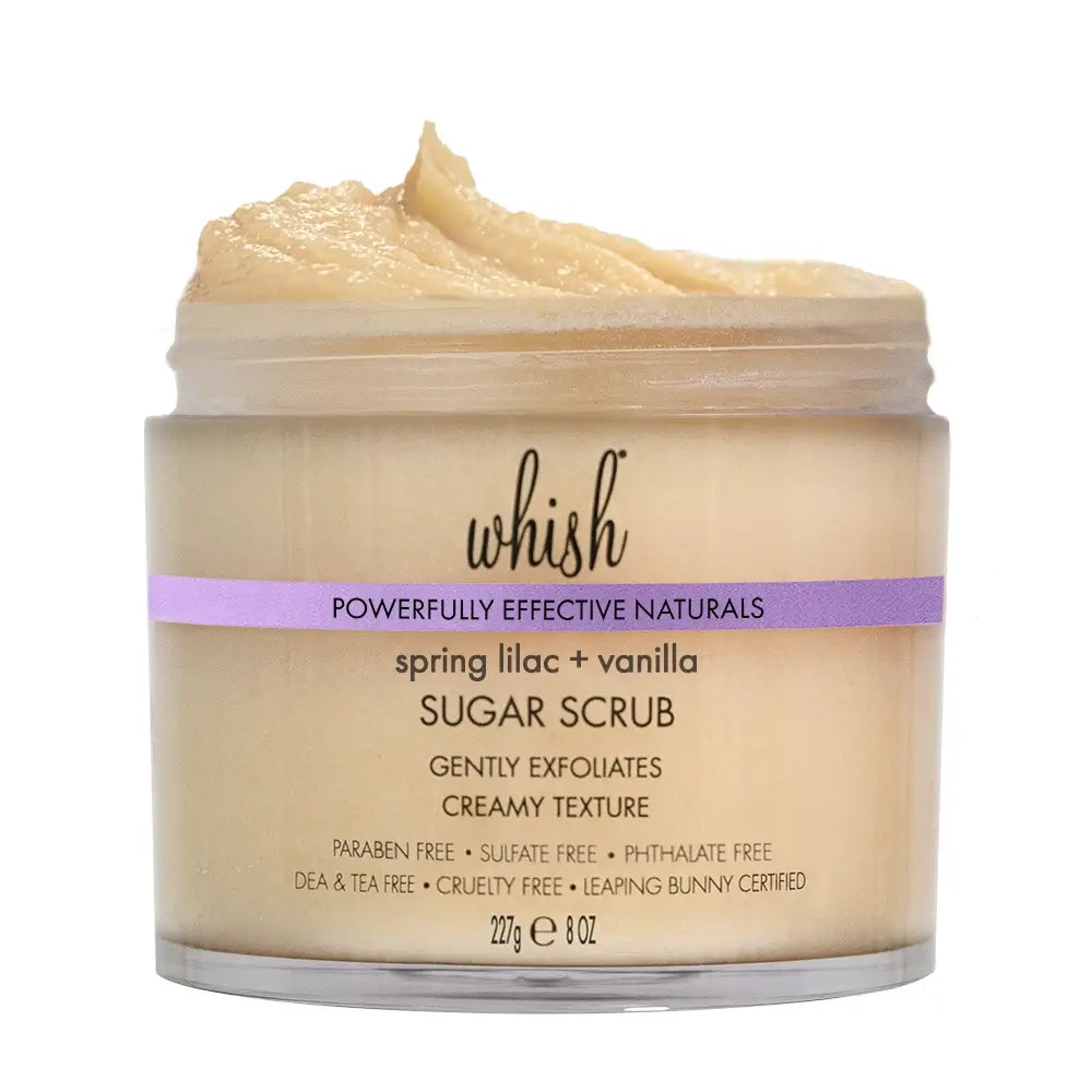 whishbeauty Body Care > Exfoliators > Sugar Scrub Spring Lilac + Vanilla Sugar Scrub