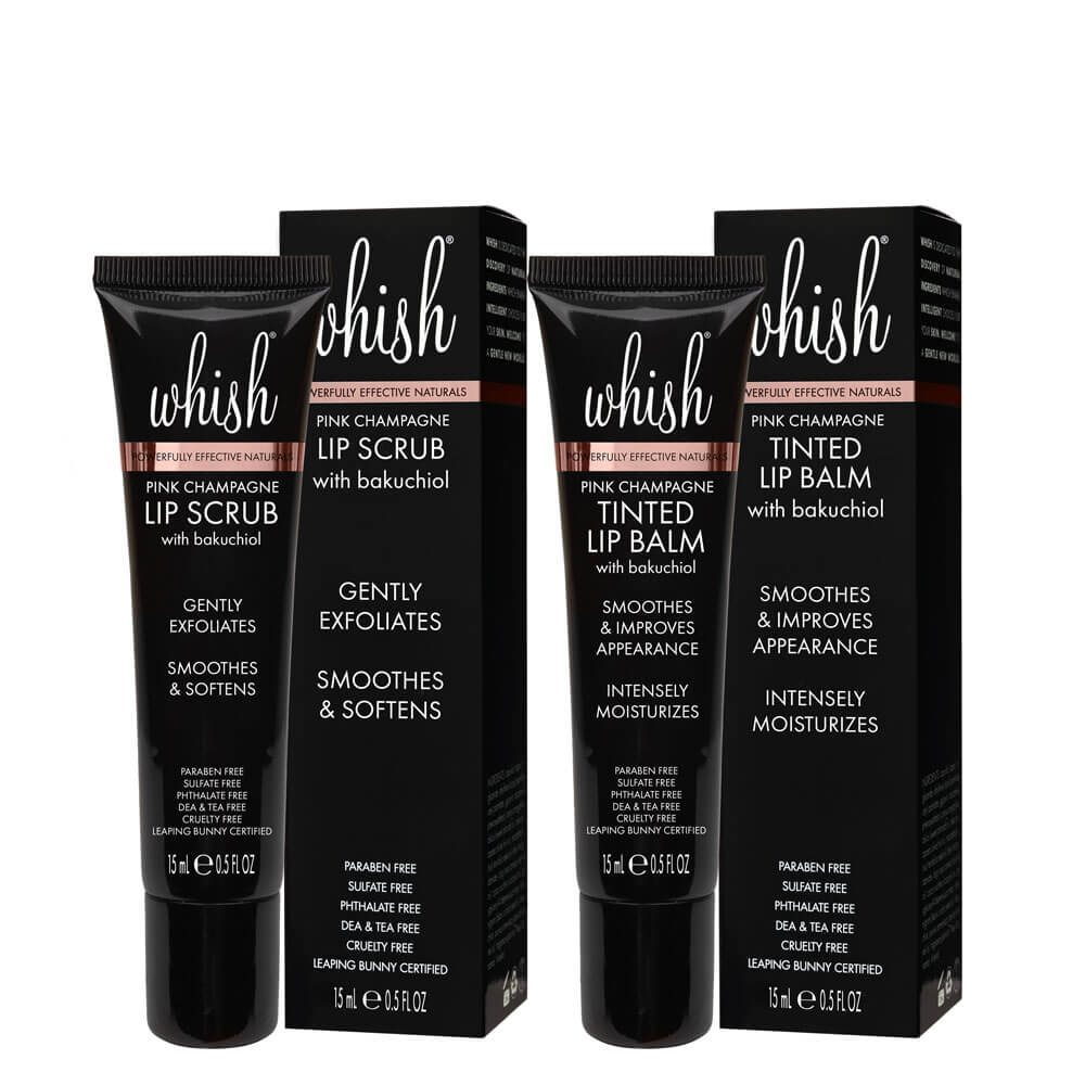 whishbeauty Body Care > Lip Treatment > Lip Balm Pink Champagne Lip Treatment Duo