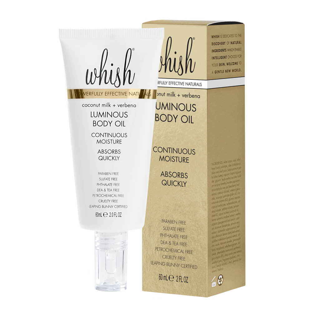 whishbeauty Body Care > Self Tan & Glow Coconut Milk + Verbena Luminous Body Oil