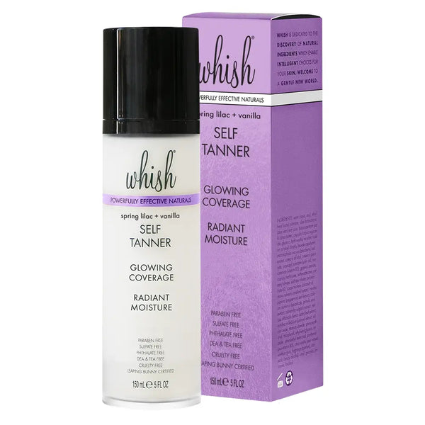 whishbeauty Body Care > Self Tan & Glow > Self Tanner Spring Lilac + Vanilla Self Tanner Lotion