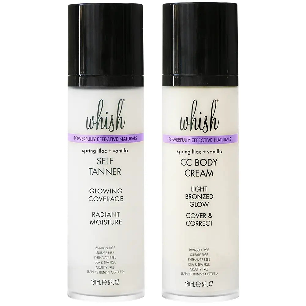whishbeauty Body Care > Self Tan & Glow SPRING LILAC + VANILLA SELF TAN AND BRONZE BUNDLE - SAVE 20%
