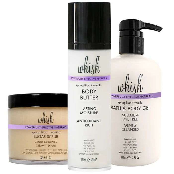 whishbeauty Body Care SPRING LILAC + VANILLA BATH AND BODY BUNDLE - SAVE 20%