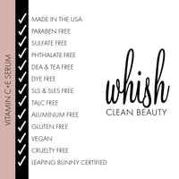 whishbeauty Skin Care > Serums Bakuchiol Vitamin C+E Serum